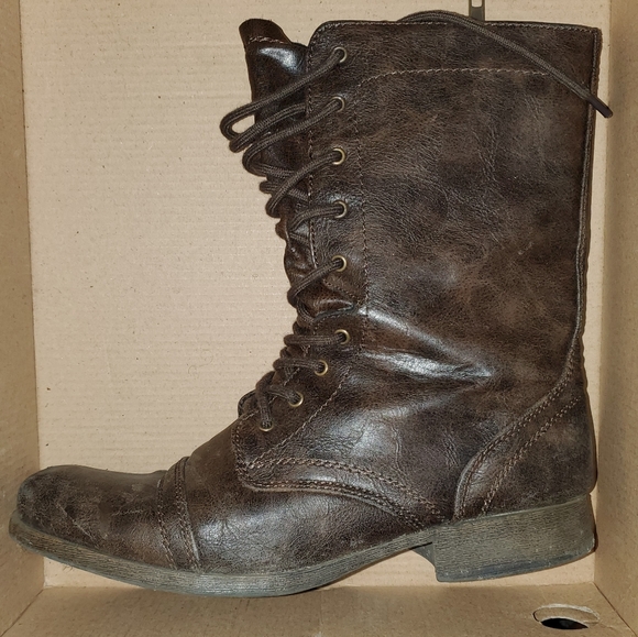 Brown Combat boots - Picture 2 of 3
